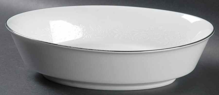 Reina (#6450Q) 9" Oval Vegetable Bowl by Noritake-1