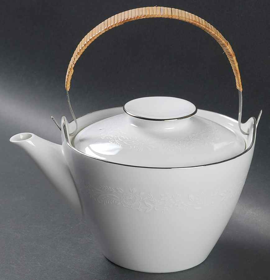 Reina (#6450Q) Teapot & Lid with Removable Top Handle by Noritake-1