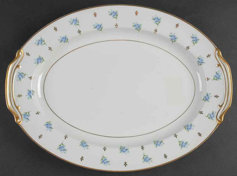 Remembrance 16" Oval Serving Platter by Noritake-1