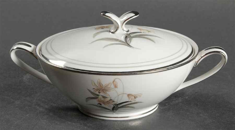 Renee Sugar Bowl & Lid by Noritake-1