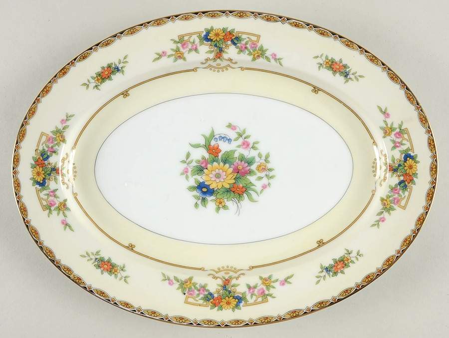 Renovia 11" Oval Serving Platter by Noritake-1