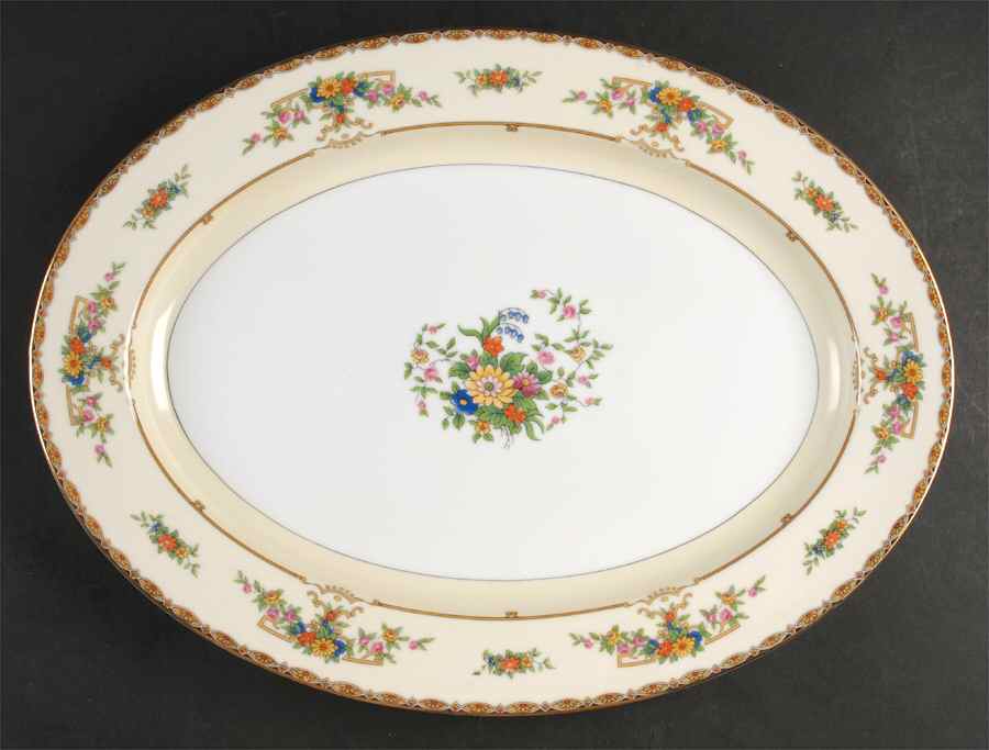 Renovia 16" Oval Serving Platter by Noritake-1