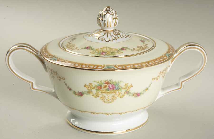 Renton Sugar Bowl & Lid by Noritake-1