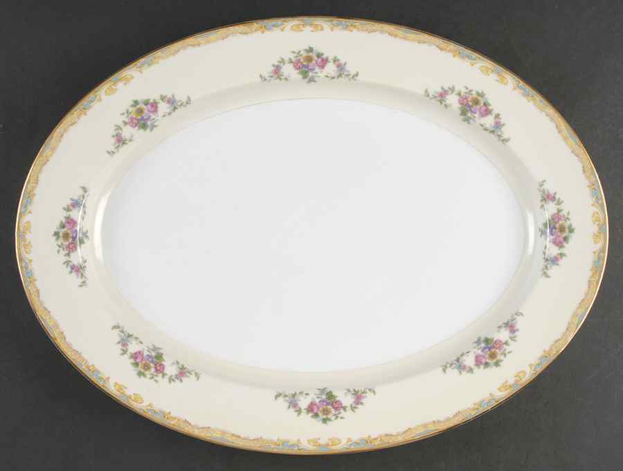 Resilio 16" Oval Serving Platter by Noritake-1