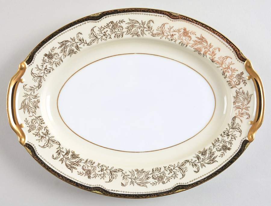 Retel 11" Oval Serving Platter by Noritake-1