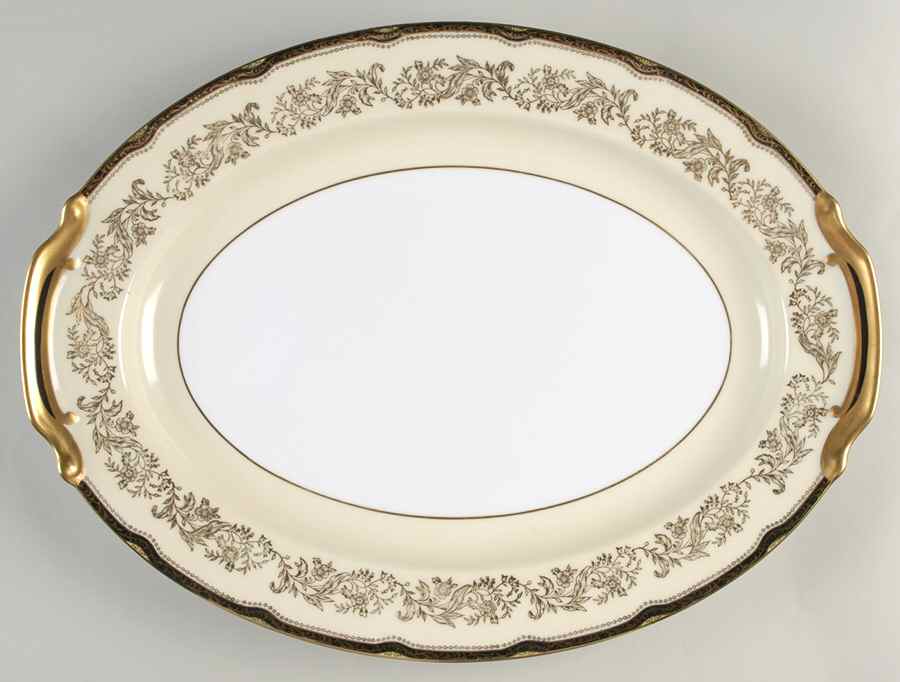 Retel 16" Oval Serving Platter by Noritake-1