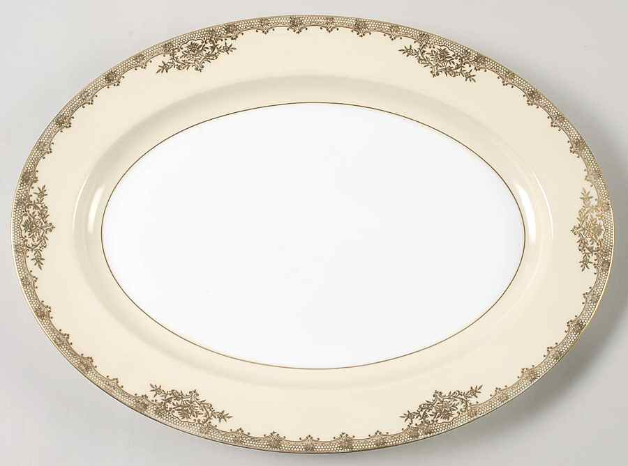Revenna 16" Oval Serving Platter by Noritake-1