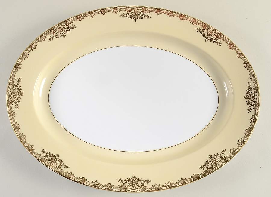 Revenna 18" Oval Serving Platter by Noritake-1