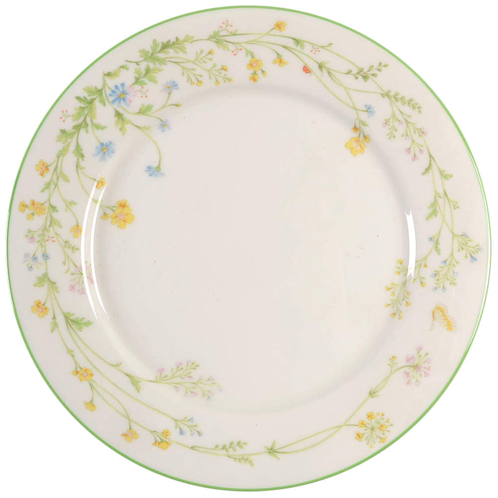 Reverie (Green Trim) Dinner Plate by Noritake-1