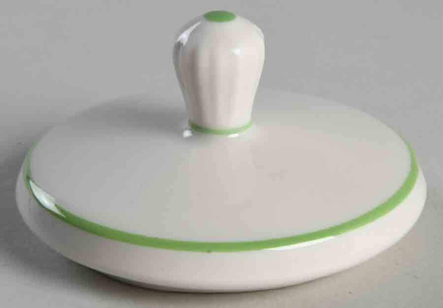 Reverie (Green Trim) Lid for Sugar Bowl by Noritake-1