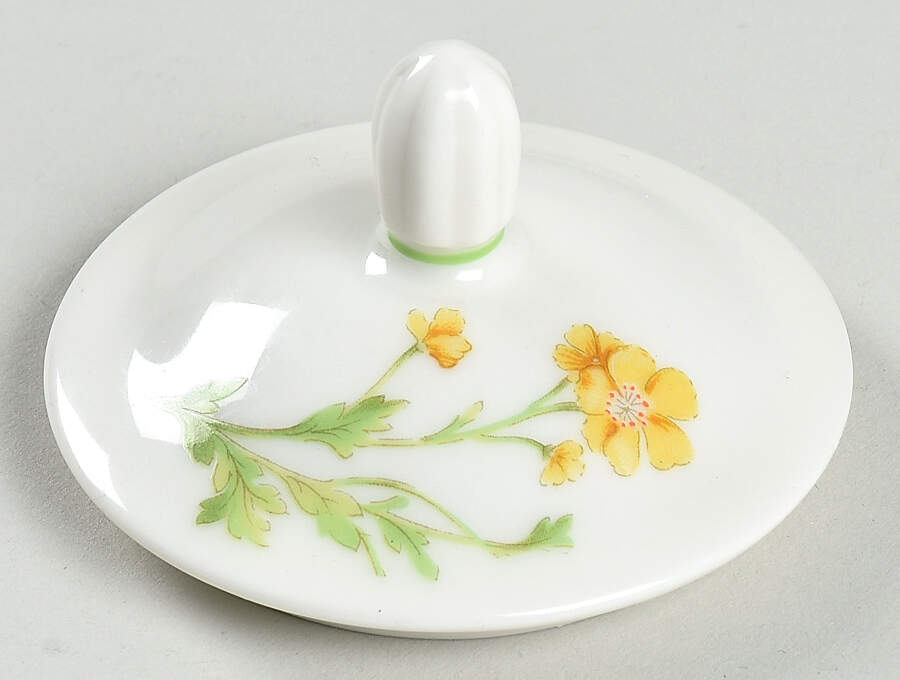 Reverie (Green Trim) Lid for Mini Sugar Bowl by Noritake-1