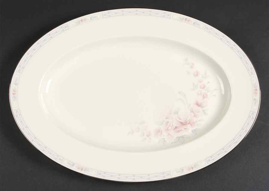 Rhapsody 16" Oval Serving Platter by Noritake-1