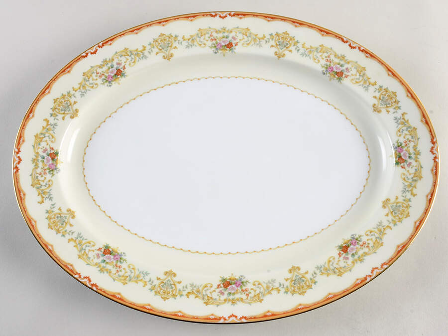 Rialto 16" Oval Serving Platter by Noritake-1