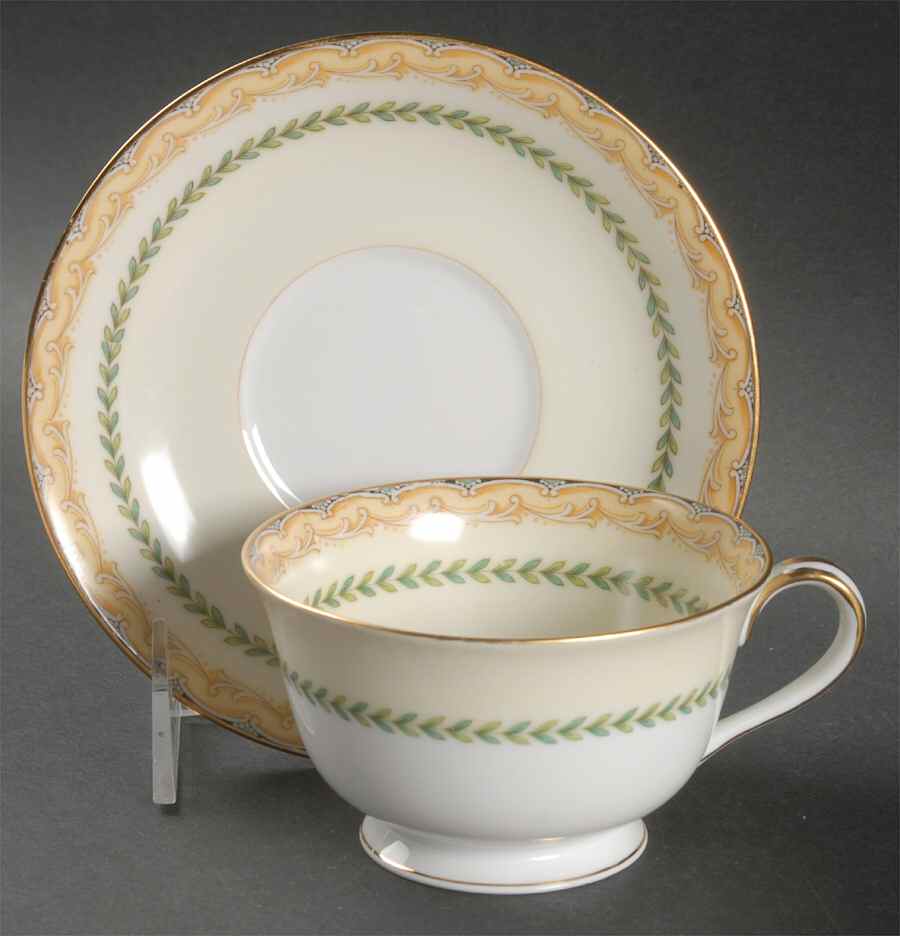 Ribera Footed Cup & Saucer Set by Noritake-1