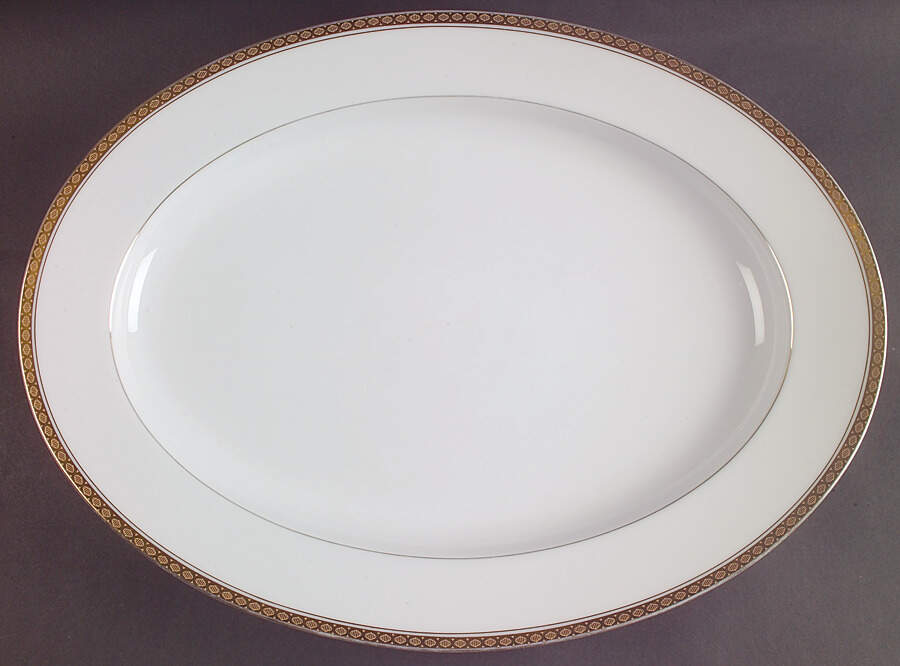 Richmond 16" Oval Serving Platter by Noritake-1