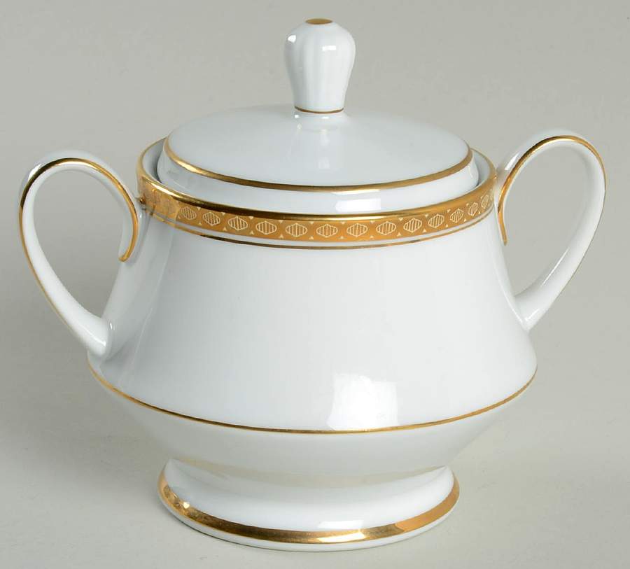 Richmond Sugar Bowl & Lid by Noritake-1