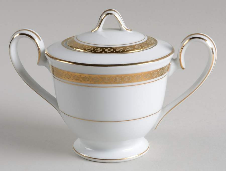 Richmond Mini Sugar Bowl & Lid by Noritake-1