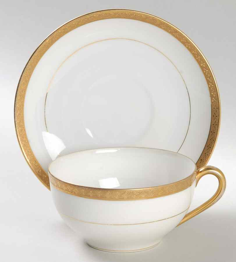 Ritz Carlton Flat Cup & Saucer Set by Noritake-1
