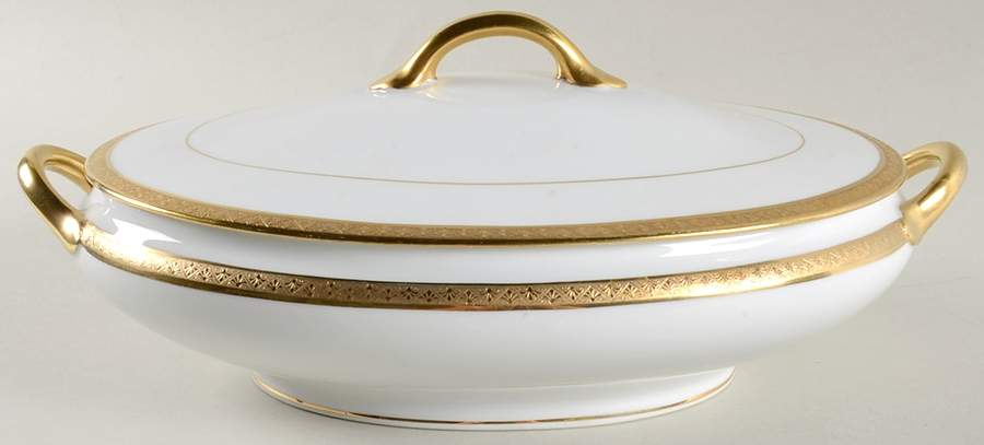 Ritz Carlton Oval Covered Vegetable by Noritake-1