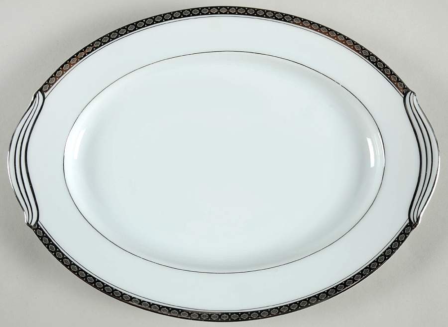 Richland 11" Oval Serving Platter by Noritake-1