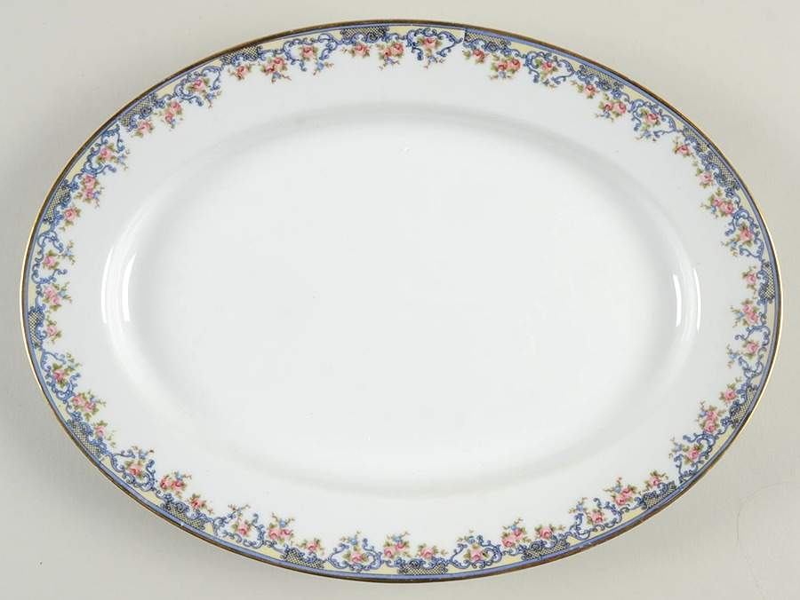 Richelieu 11" Oval Serving Platter by Noritake-1