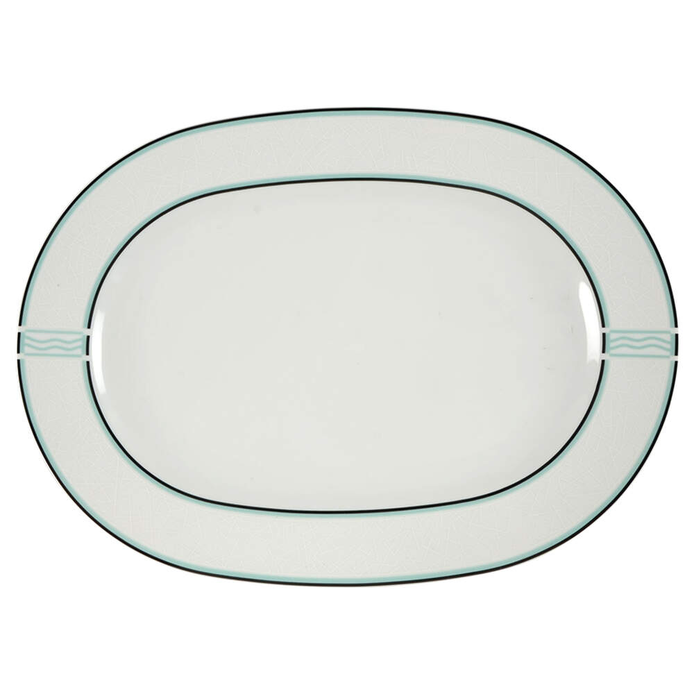 Ricochet 14" Oval Serving Platter by Noritake-1