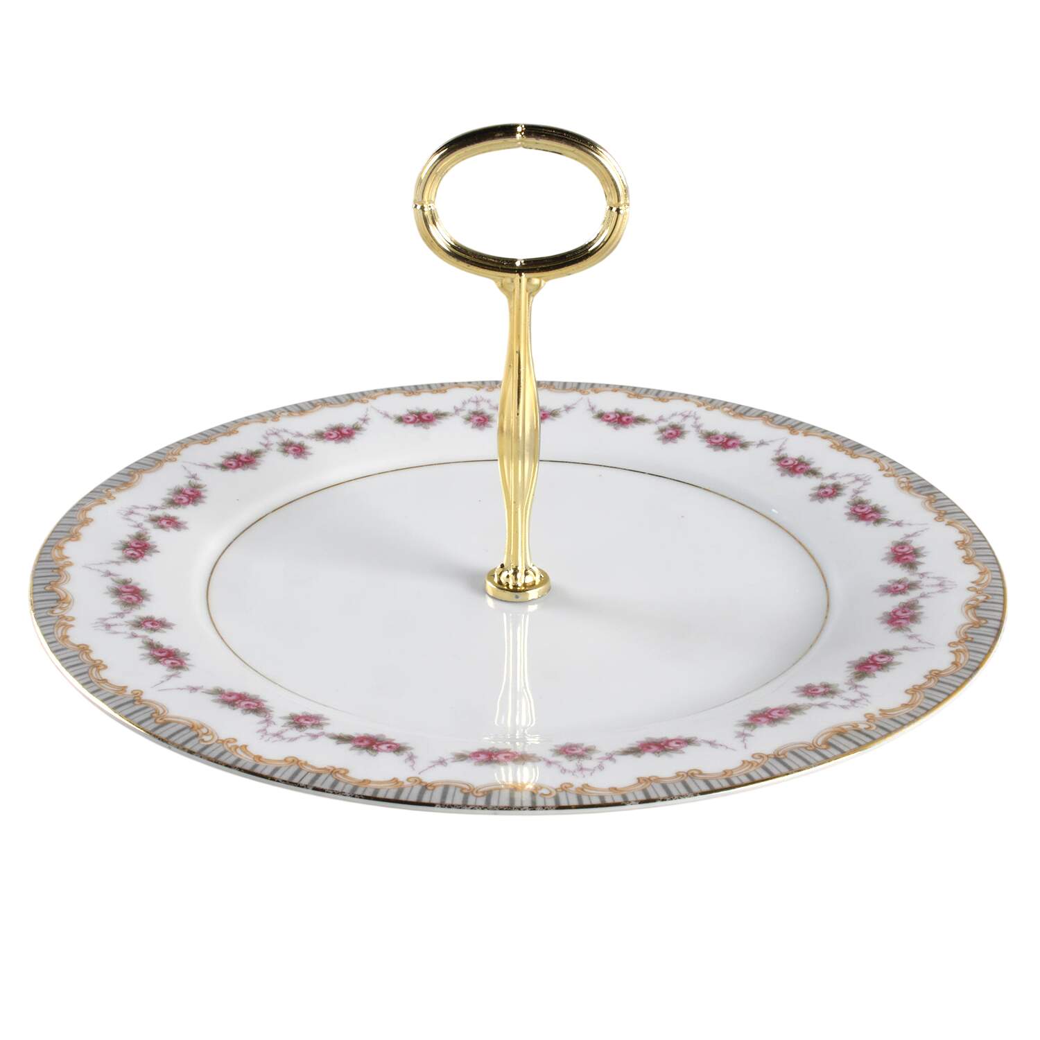 Ridgewood Round Serving Plate with Center Handle (Dp) Hc by Noritake-1