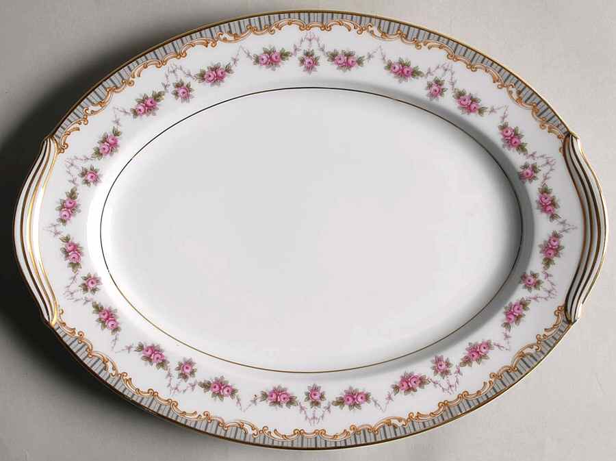 Ridgewood 11" Oval Serving Platter by Noritake-1