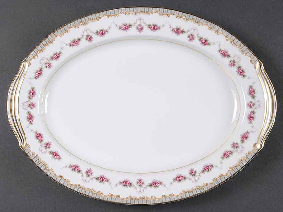 Ridgewood 13" Oval Serving Platter by Noritake-1