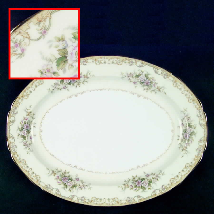 Ridley 13" Oval Serving Platter by Noritake-1