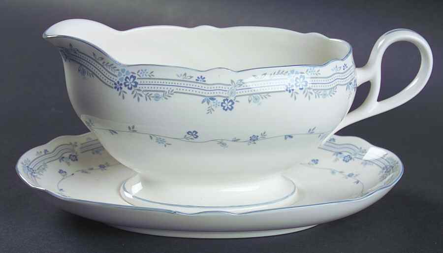 River James Gravy Boat & Underplate (Relish/Butter) by Noritake-1