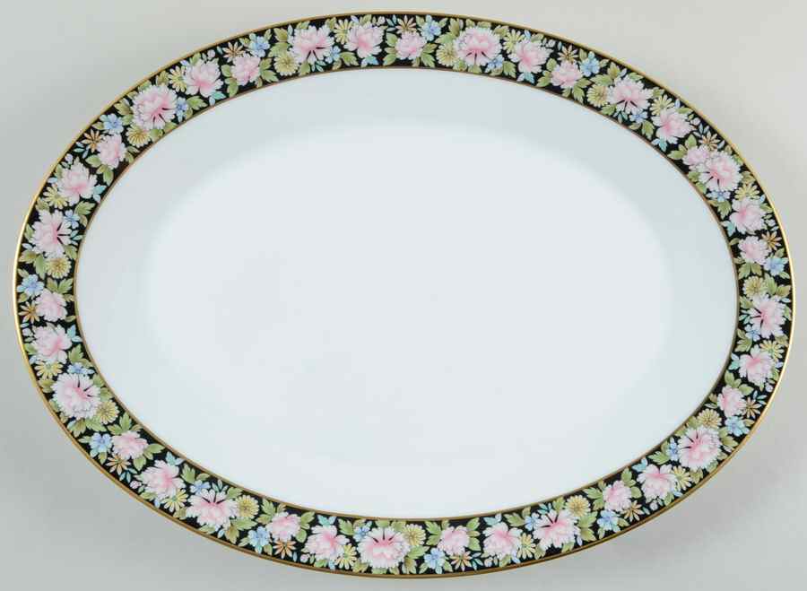 Rima 14" Oval Serving Platter by Noritake-1
