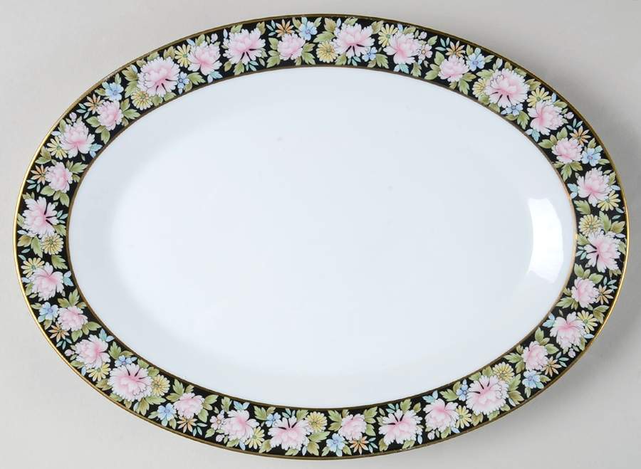 Rima 12" Oval Serving Platter by Noritake-1