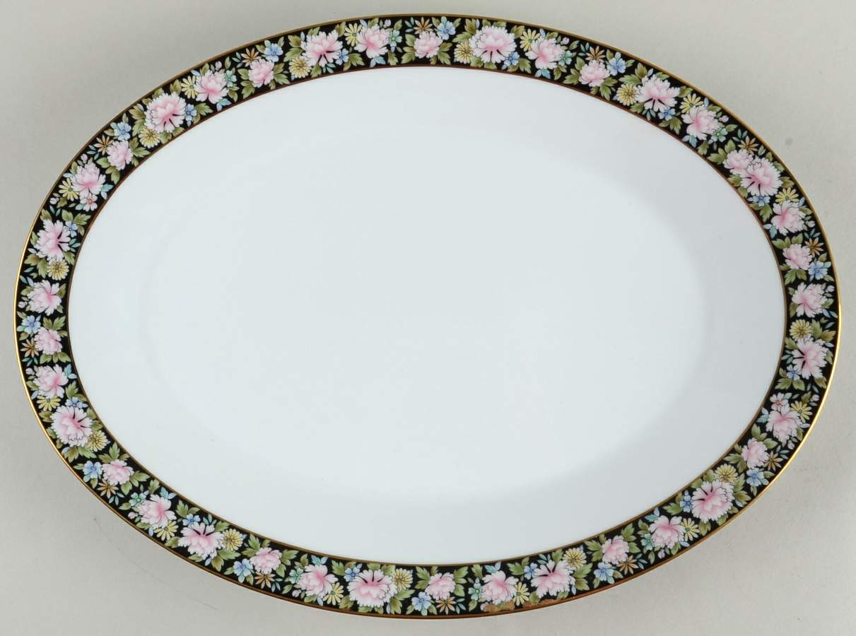 Rima 16" Oval Serving Platter by Noritake-1