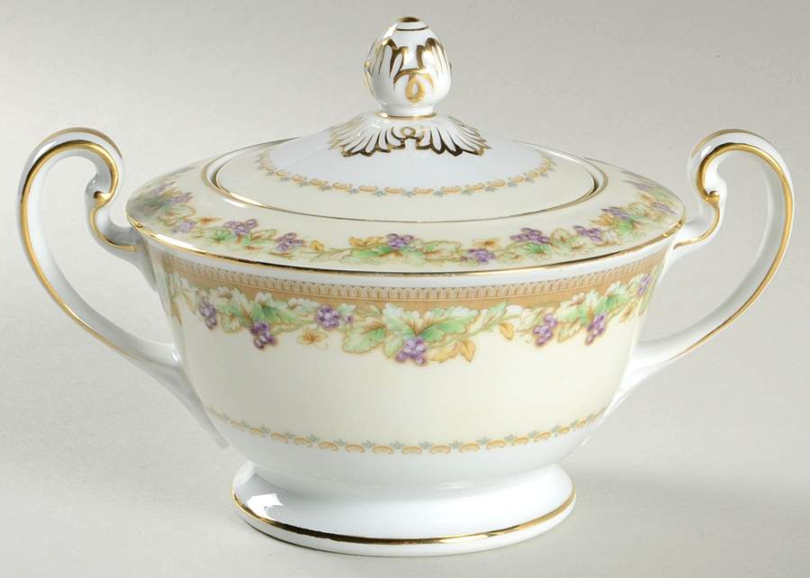 Riviera Sugar Bowl & Lid by Noritake-1