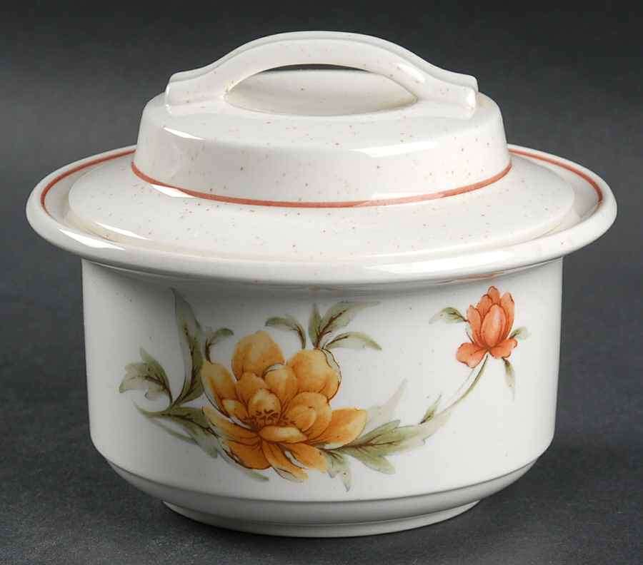Roanoke Sugar Bowl & Lid by Noritake-1