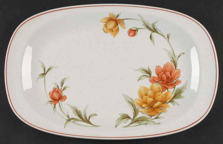 Roanoke 14" Oval Serving Platter by Noritake-1