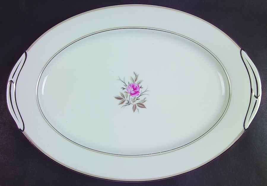 Roanne 16" Oval Serving Platter by Noritake-1