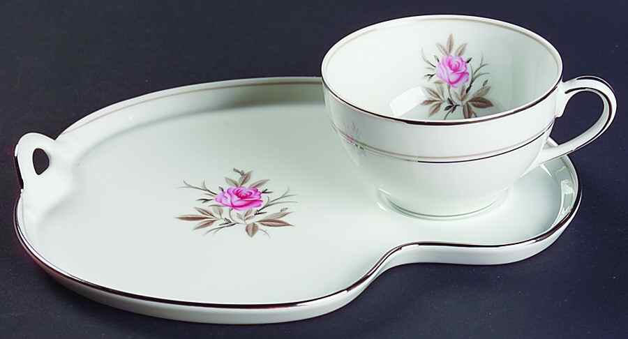 Roanne Snack Plate & Cup Set by Noritake-1