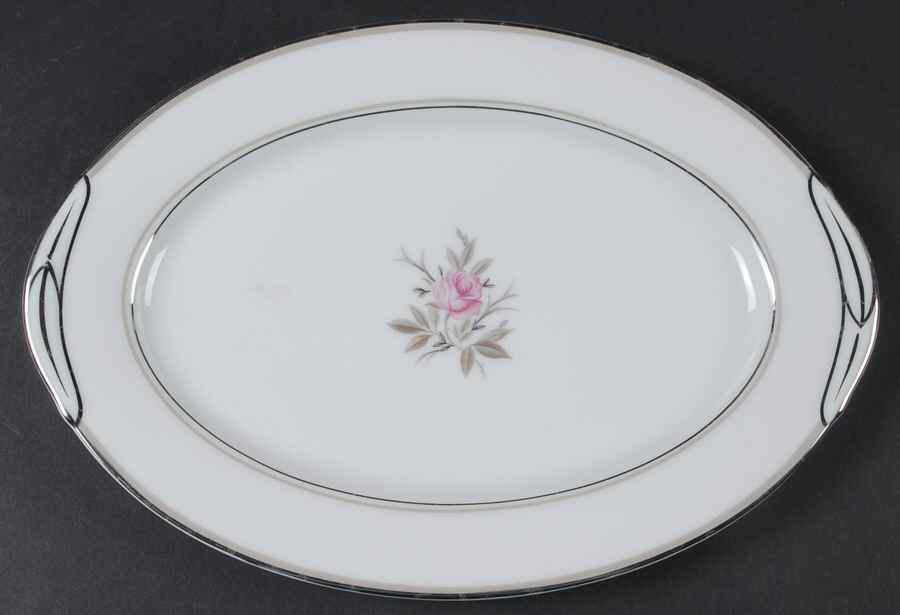 Roanne 12" Oval Serving Platter by Noritake-1