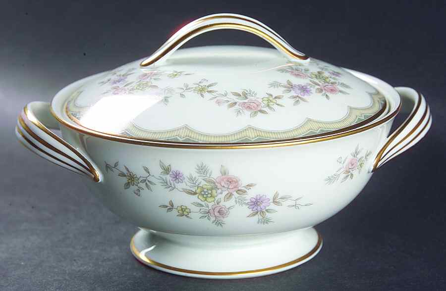 Roberta Sugar Bowl & Lid by Noritake-1