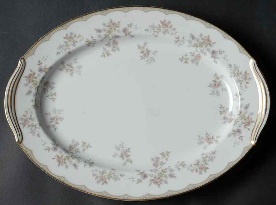 Roberta 13" Oval Serving Platter by Noritake-1