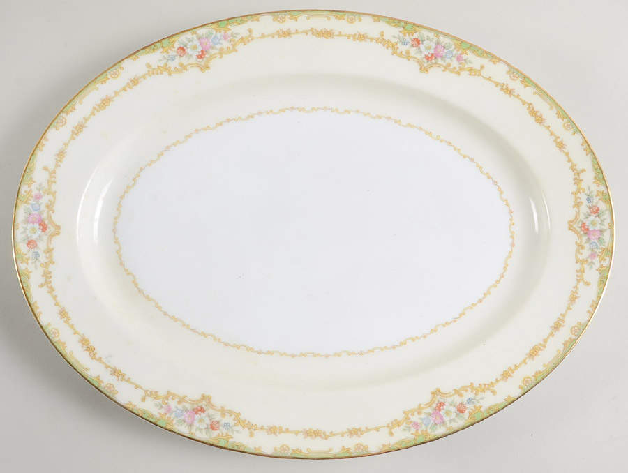 Roberta 13" Oval Serving Platter by Noritake-1
