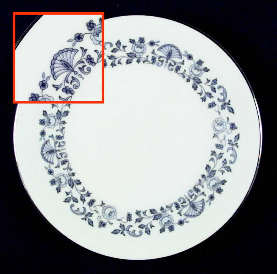 Royal Blue Bread & Butter Plate by Noritake-1