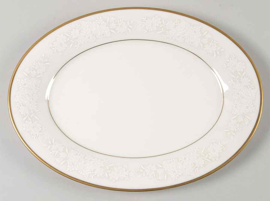 Royal Britannia 13" Oval Serving Platter by Noritake-1