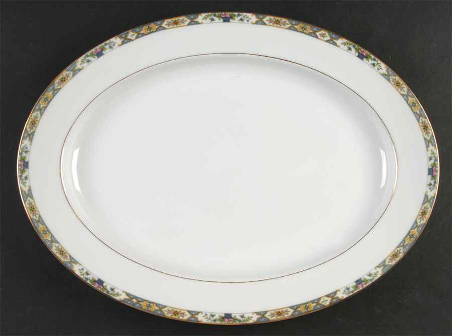 Rochambeau 16" Oval Serving Platter by Noritake-1