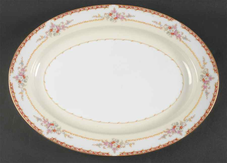 Rochelle 16" Oval Serving Platter by Noritake-1