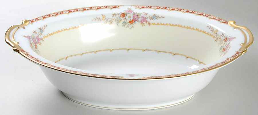 Rochelle 10" Oval Vegetable Bowl by Noritake-1
