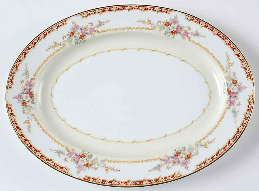 Rochelle 11" Oval Serving Platter by Noritake-1