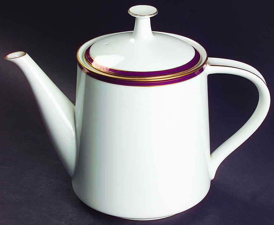 Royale Claret Teapot & Lid by Noritake-1